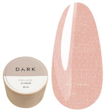 База для нігтів DARK PRO base №18, нюдова з шиммером, 30 мл