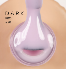 DARK PRO base nail polish No. 20, pink, 15 ml