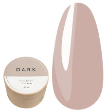 База для нігтів DARK PRO base №21, світло-бежева, 30 мл