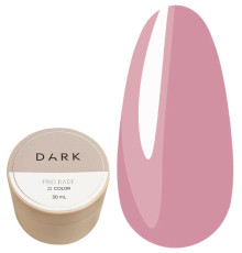 База для нігтів DARK PRO base №22, рожева, 30 мл