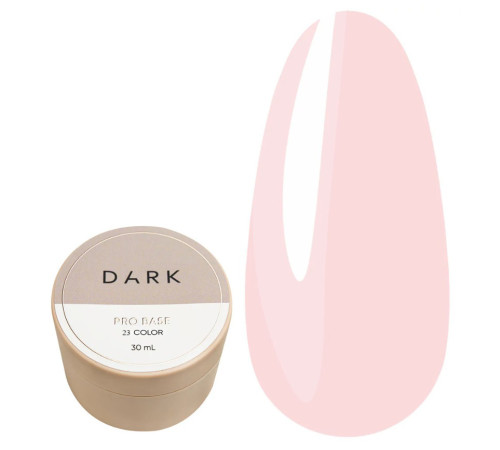 Nail base DARK PRO base No. 23, light beige, 30 ml