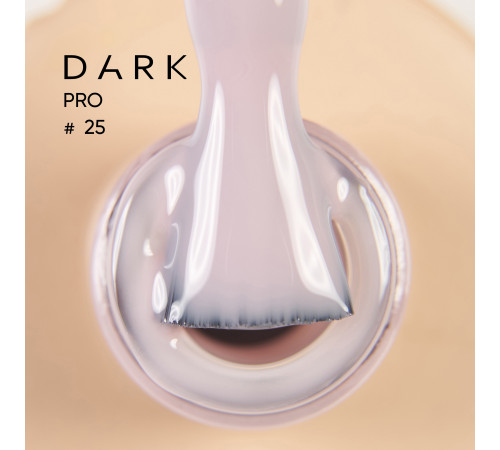 База для нігтів DARK PRO base №25, сіро-бежева, 15 мл