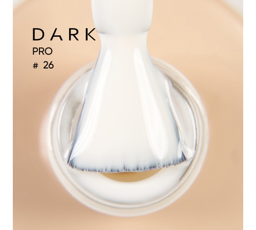 База для нігтів DARK PRO base №26, молочно-бананова, 15 мл