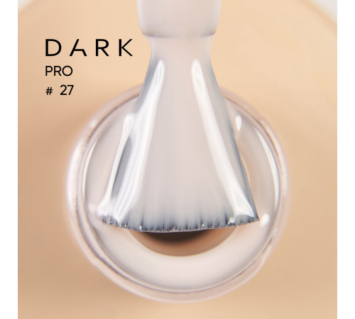 База для нігтів DARK PRO base №27, світло-бежева, 15 мл