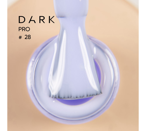 База для ногтей DARK PRO base №28, пастельно-голубая, 15 мл