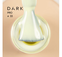 Nail base DARK PRO base No. 33, pastel yellow, 15 ml