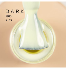 База для нігтів DARK PRO base №33, пастельно-жовта, 15 мл