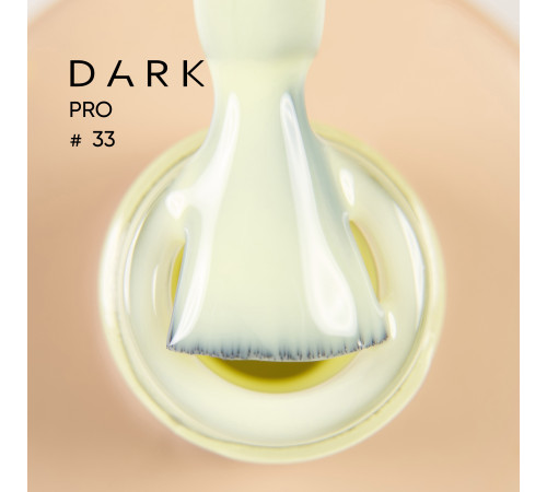 База для нігтів DARK PRO base №33, пастельно-жовта, 15 мл