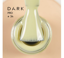 Nail base DARK PRO base No. 34, pastel green, 15 ml