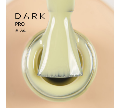 База для нігтів DARK PRO base №34, пастельно-зелена, 15 мл