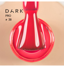 База для нігтів DARK PRO base №38, яскраво-коралова, 15 мл