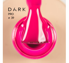 База для нігтів DARK PRO base №39, насичена яскраво-рожева, 15 мл