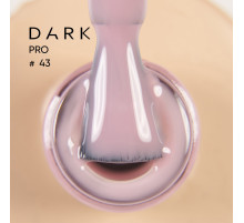 База для нігтів DARK PRO base №43, пурпурна, 15 мл