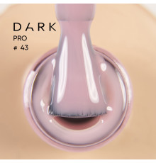 База для нігтів DARK PRO base №43, пурпурна, 15 мл
