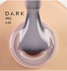 DARK PRO base nail polish No. 45, mocha, 15 ml
