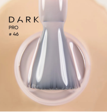 База для нігтів DARK PRO base №46, нюдова напівпрозора, 15 мл