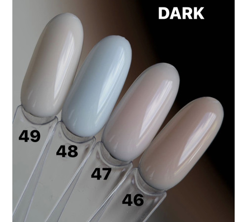 База для нігтів DARK PRO base №47, молочно-рожева напівпрозора, 15 мл