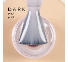 Nail base DARK PRO base No. 47, milky pink translucent, 15 ml