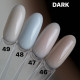 База для нігтів DARK PRO base №47, молочно-рожева напівпрозора, 30 мл