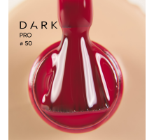 Nail base DARK PRO base No. 50, red, 15 ml