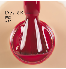 База для нігтів DARK PRO base №50, червона, 15 мл