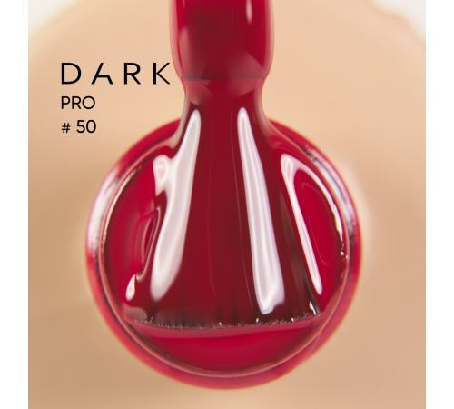 База для нігтів DARK PRO base №50, червона, 15 мл
