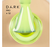 База для нігтів DARK PRO base №52, яскраво-жовта, 15 мл