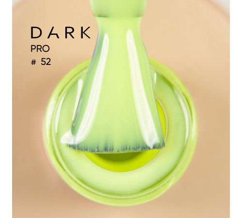 Nail base DARK PRO base No. 52, bright yellow, 15 ml