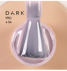 База для нігтів DARK PRO base №54, напівпрозорий рожевий, 15 мл