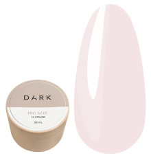 База для нігтів DARK PRO base №54, напівпрозорий рожевий, 30 мл