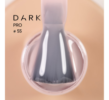База для нігтів DARK PRO base №55, напівпрозорий беж, 15 мл