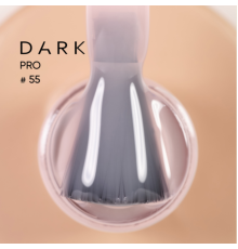 База для нігтів DARK PRO base №55, напівпрозорий беж, 15 мл