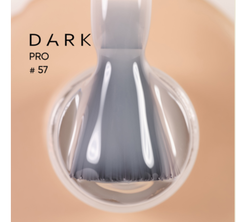 База для нігтів DARK PRO base №57, напівпрозорий айворі, 15 мл