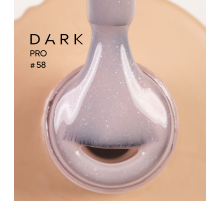 База для нігтів DARK PRO base №58, беж з шиммером, 15 мл