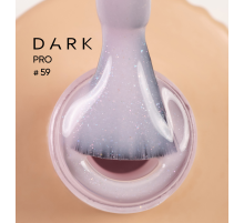 База для нігтів DARK PRO base №59, світло-рожева з шиммером, 15 мл