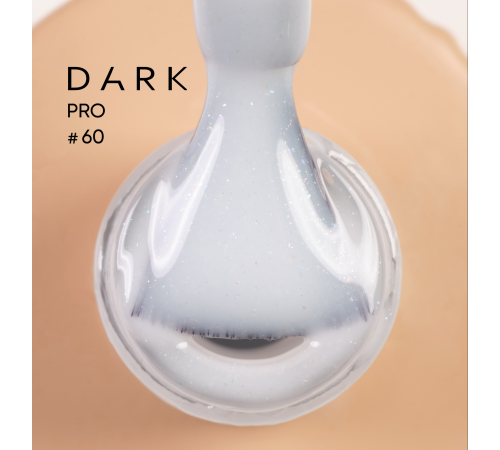 База для нігтів DARK PRO base №60, біла з шиммером, 15 мл