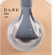 База для нігтів DARK PRO base №61, молочна з шиммером, 15 мл