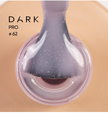 База для нігтів DARK PRO base №62, рожева з шиммером 15 мл
