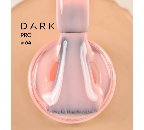 База для нігтів DARK PRO base №64, персикова, 15 мл