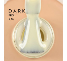 База для нігтів DARK PRO base №66, блідо-жовта, 15 мл
