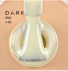 База для нігтів DARK PRO base №66, блідо-жовта, 15 мл