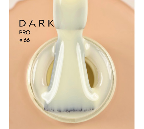 База для нігтів DARK PRO base №66, блідо-жовта, 15 мл