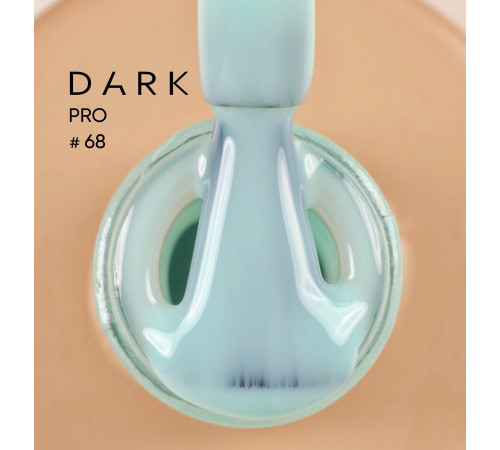 DARK PRO base nail polish No. 68, azure, 15 ml
