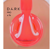 DARK PRO base nail polish No. 74, coral, 15 ml
