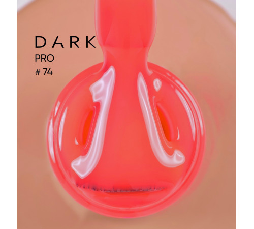 База для нігтів DARK PRO base №74, кораловий, 15 мл
