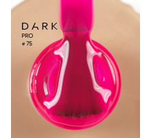DARK PRO base nail polish No. 75, raspberry, 15 ml