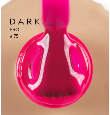 База для нігтів DARK PRO base №75, малиновий, 15 мл