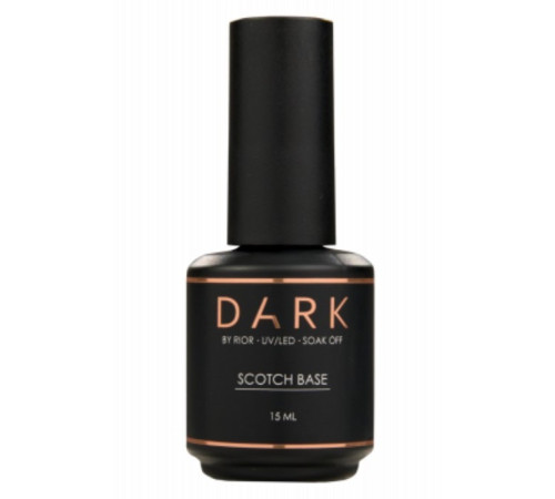 База для нігтів DARK SCOTCH base, покращена формула, прозора, 15 мл