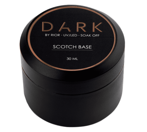База для нігтів DARK SCOTCH base, покращена формула, прозора, 30 мл